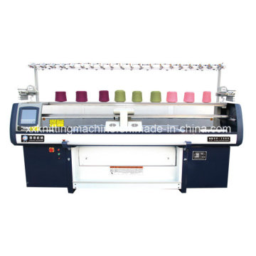 Máquina de confecção de malha de tecido de sistema duplo sistema único